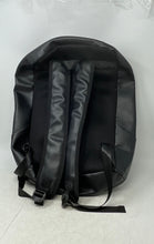 Load image into Gallery viewer, Choctaw Casino & Resort Mens Black Faux Leather Adjustable Strap Backpack