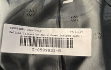 Load image into Gallery viewer, Cellini Collection Mens Green Printed Long Sleeve Two-Button Blazer No Size