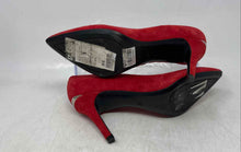 Load image into Gallery viewer, Calvin Klein Womens Gayle Red Pointed Toe Slip-On Stiletto Pump Heels Size 5M