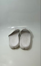 Load image into Gallery viewer, Under Armour Mens Project Rock White Bull Logo Slip-On Slide Sandals Size 14