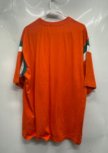 Load image into Gallery viewer, Reebok Mens Orange Miami Dolphins Short Sleeve Football T-Shirt Size XL