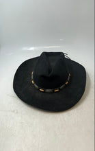 Load image into Gallery viewer, Renegade Mens Black Wool Pinched Crown Lightweight Western Cowboy Hat Size 2X