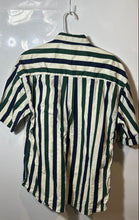 Load image into Gallery viewer, Alexander Martin Mens Multicolor Striped Cotton Button-Up Shirt Size Large