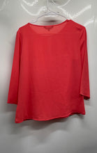 Load image into Gallery viewer, Express Womens Red Long Sleeve Cut-Out Blouse Top Size Small