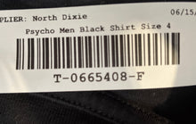 Load image into Gallery viewer, Psycho Bunny Mens Black Pima Cotton Short Sleeve V-Neck Pullover T-Shirt Size 4