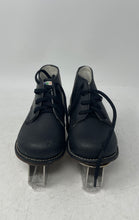 Load image into Gallery viewer, Baby Skates Kids Black Leather Lace-Up Mid Top Roller Ice Skates Size 7