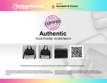 Load image into Gallery viewer, Authentic Tous Womens Black Dark Green Detachable Strap Satchel Purse Damaged