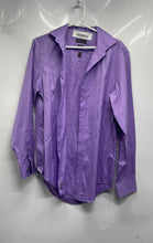 Load image into Gallery viewer, Calvin Klein Mens Purple Collared Slim Fit Long Sleeve Dress Shirt Size 15