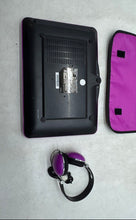 Load image into Gallery viewer, Ematic Purple Black Portable DVD Player With Headphones And Bag Not Tested