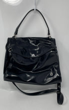 Load image into Gallery viewer, La Festin Womens Black Leather Inner Pocket Crossbody Strap Shoulder Handbag