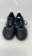 Load image into Gallery viewer, Adidas Kids Goletto IX Black White Leather Deport Soccer Cleats Size 2