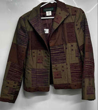 Load image into Gallery viewer, Harve Benard By Benard Holtzman Womens Multicolor Patchwork Blazer Jacket Size 6