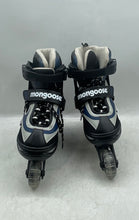 Load image into Gallery viewer, Mongoose Kids Black ABEC 5 Light Speed Max Size Wheels 64MM Inline Skates Sz 1-4
