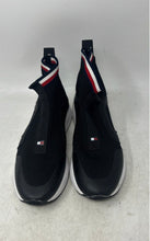 Load image into Gallery viewer, Tommy Hilfiger Womens Rascos Black Pull-On Mid Top Sneaker Shoes Size 7