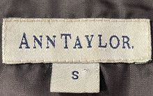 Load image into Gallery viewer, Ann Taylor Womens Brown Leather Long Sleeve Front Full-Zip Jacket Size Small