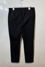 Load image into Gallery viewer, Zara Womens Black Regular Fit Flat Front Straight-Leg Ankle Pants Size 12