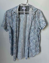 Load image into Gallery viewer, Calvin Klein Mens Multicolor Printed Short Sleeve Button-Up Shirt Size M