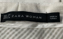 Load image into Gallery viewer, Zara Womens White Flat Front Slash Pockets Skinny Leg Trousers Pants Size 2