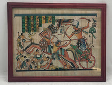 Load image into Gallery viewer, Delta Papyrus Factory Egyptian Ancient Egypt Wall Decor Framed Art Painting