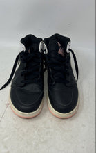 Load image into Gallery viewer, Nike Boys Air Jordan 1 Mid 555112-061 Black White Lace-Up Sneakers Shoes Size 5Y