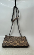 Load image into Gallery viewer, Aldo Womens Multicolor Animal Print Leather Chain Strap Crossbody Handbag