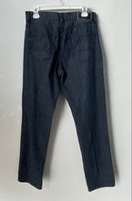Load image into Gallery viewer, Boss By Hugo Boss Mens Blue Dark Wash Denim Straight Leg Jeans Size 34/34