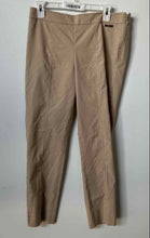 Load image into Gallery viewer, Tory Burch Womens Cream Pockets Flat Front Side Zip Cropped Pants Size 6
