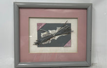 Load image into Gallery viewer, Framed Signed Abstract Mixed-Media Paper Collage Decorative Art Works 2 Pcs