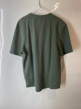 Load image into Gallery viewer, Zara Mens Green Short Sleeve Crew Neck Pullover T-Shirt Size Large