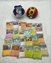 Load image into Gallery viewer, Lot Of Assorted Collectible Pokémon Trading Card Game With Poke Ball Not Graded