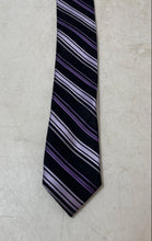 Load image into Gallery viewer, City Of London Mens Multicolor Striped Print Adjustable Pointed Tie