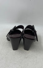 Load image into Gallery viewer, Zara Womens Brown Pointed Toe Slip-On Wedge Mules Sandals Size 38