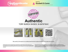 Load image into Gallery viewer, Authentic Tory Burch Womens Ladybug White Yellow Sneaker Shoes Size 6.5M Stained