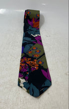 Load image into Gallery viewer, Portofino Mens Multicolor Printed Silk Adjustable Designer Tie