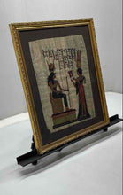 Load image into Gallery viewer, Egyptian Papyrus Queen Offering Sistrums To Goddess Hathor Wall Decor Art Print
