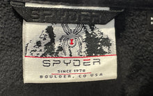 Load image into Gallery viewer, Spyder Mens Black Long Raglan Sleeve Mock Neck Quarter-Zip Jacket Size L