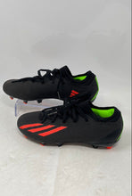 Load image into Gallery viewer, Adidas Mens X Speedportal.3 FG ID4922 Black Low Top Lace-Up Soccer Cleats Sz 5.5