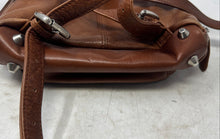 Load image into Gallery viewer, Osgoode Marley Womens Brown Leather Adjustable Shoulder Strap Backpack