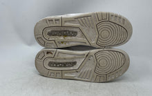 Load image into Gallery viewer, Nike Boys Air Jordan 3 DM0967-111 White Gray Lace-Up Sneakers Shoes Size 4.5Y