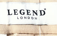 Load image into Gallery viewer, Legend London Mens Beige Buckle Side Cinch Skinny Leg Dress Pants Size 34