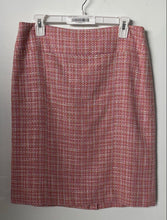 Load image into Gallery viewer, Isabella DeMarco Womens Pink Printed Back Zip Straight & Pencil Skirt Size 10