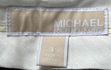 Load image into Gallery viewer, Michael Kors Womens Gray Flat Front Pockets Flared Leg Dress Pants Size 8