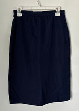 Load image into Gallery viewer, A Byer Womens Blue Long Sleeve Pockets 2-Piece Blazer And Skirt Suit Size 9