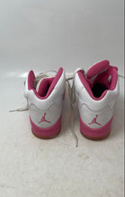 Load image into Gallery viewer, Nike Kids Air Jordan 5 Retro White Pink Lace-Up Sneaker Shoes Size 6Y