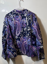 Load image into Gallery viewer, Jones New York Signature Womens Navy Blue White Pockets Button-Up Shirt Size 2X