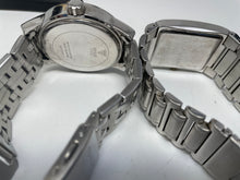 Load image into Gallery viewer, Kenneth Cole, Guess Women-Men Silver Tone/Gold Tone Watches (3 Pcs)