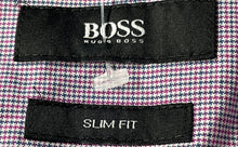 Load image into Gallery viewer, Hugo Boss Mens Purple Cotton Long Sleeve Collared Slim Fit Button-Up Shirt Sz XL