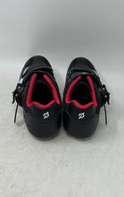Load image into Gallery viewer, Peloton Mens PL-SH-B-37 Black Red 3 Bolt Adjustable Strap Cycling Shoes Size 37