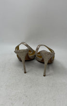 Load image into Gallery viewer, Michael Kors Womens Gold Color Pointed Toe Dress Slingback Heels Size 8 M