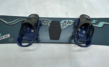 Load image into Gallery viewer, Burton Super Fly 2 Unisex Adults Green And Blue Snowboard With Bindings